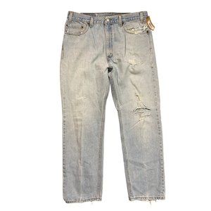 Vintage Levi's 1980s Levis 505 Straight Fit Distressed Jeans